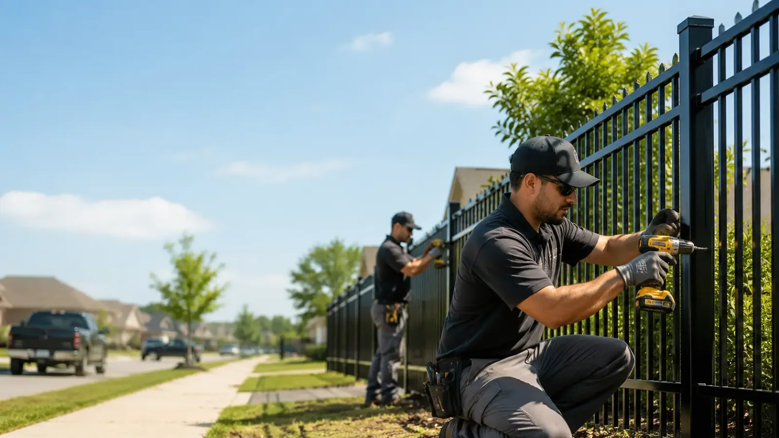 Metal Fence Installation in Luzerne, IA